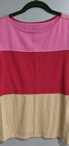 Chater club Striped 3/4 sleeve top